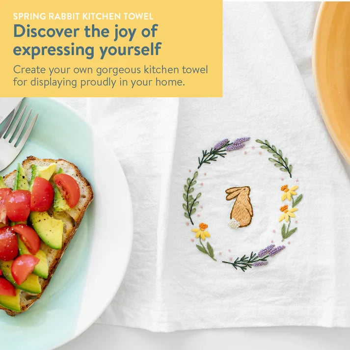 Spring Rabbit KitchenTowel Beginner Kit